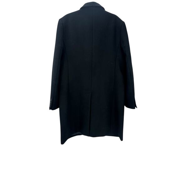 J.Crew Men's Black Wool Blend Thompson Topcoat Black Size 40 NWT - Picture 5 of 13